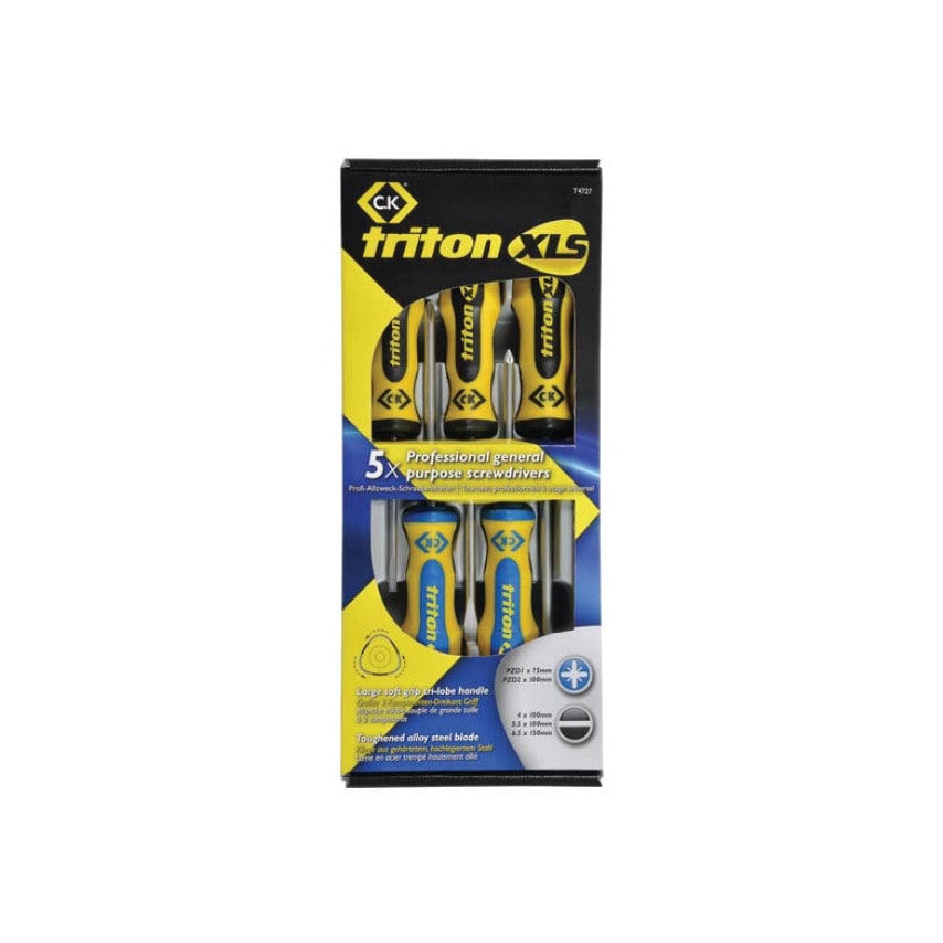 T4729 Triton XLS Sl/Pz Insulated Screwdriver 5-Set