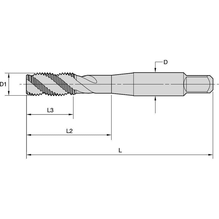 T630NC07500-10R3BX-A 3/4-10 3BX RHSF SBOTT Hss-e-pm