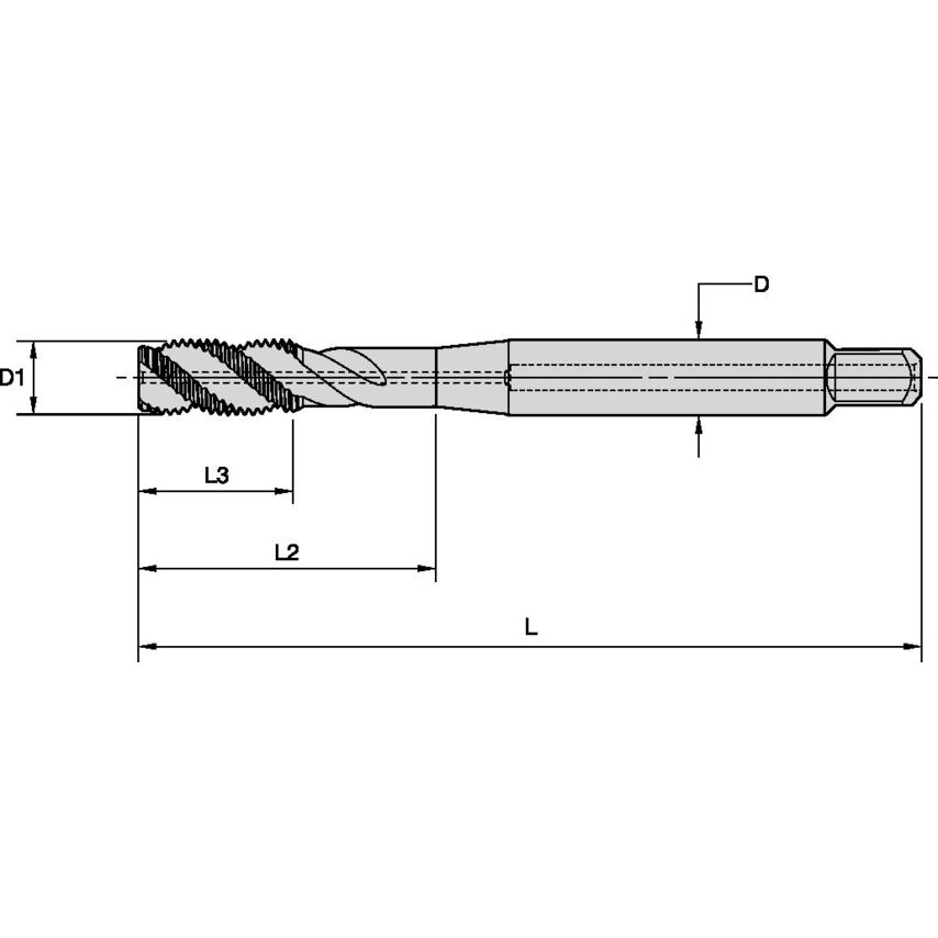 T633MF160X150R6HX-D4 M16X1.5 6HX RHSF Bott 374 CH H