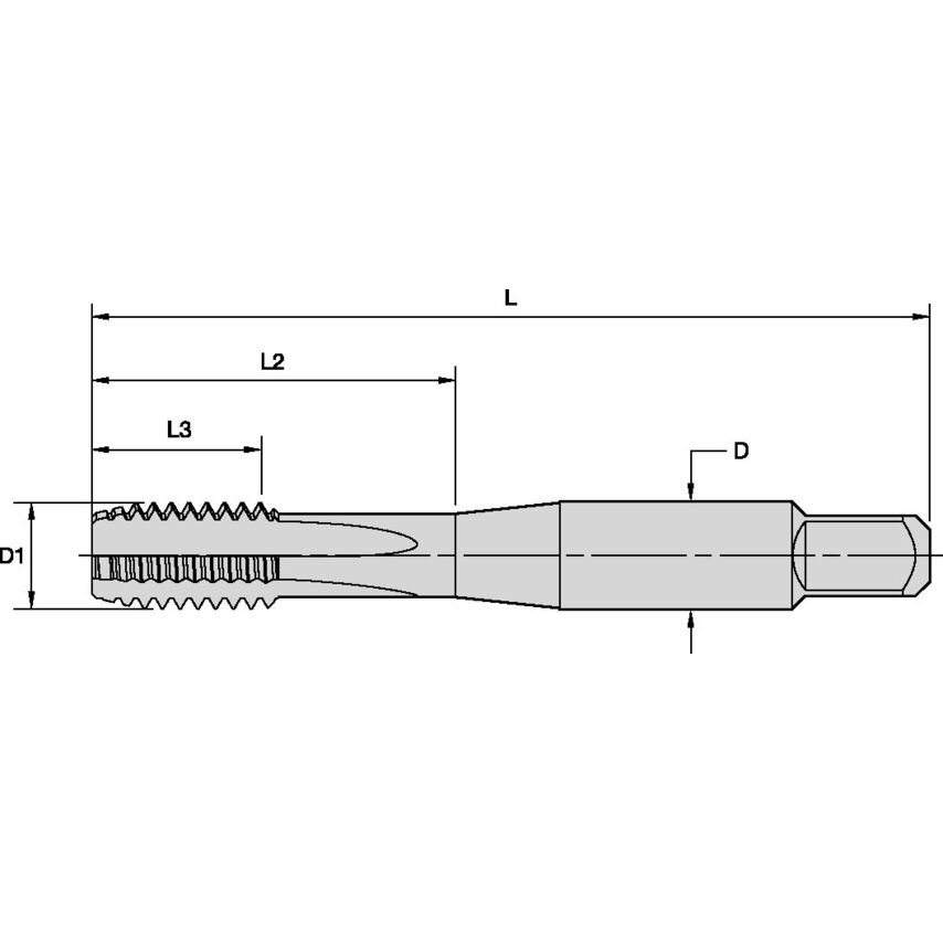T640NF05000-20R3BX-A 1/2-20 3BX STFL SBOTT Hss-e-pm