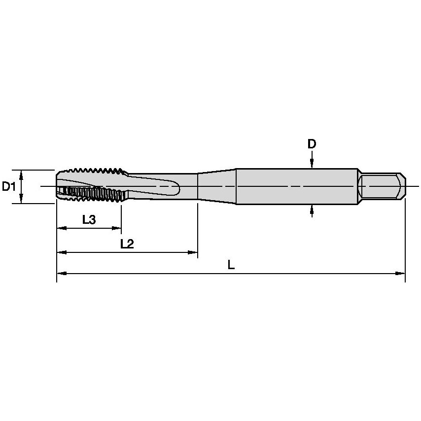 T692NF02500-28RH3-A 1/4-28 H3 3F RHSF 3-4P Hss-e-p