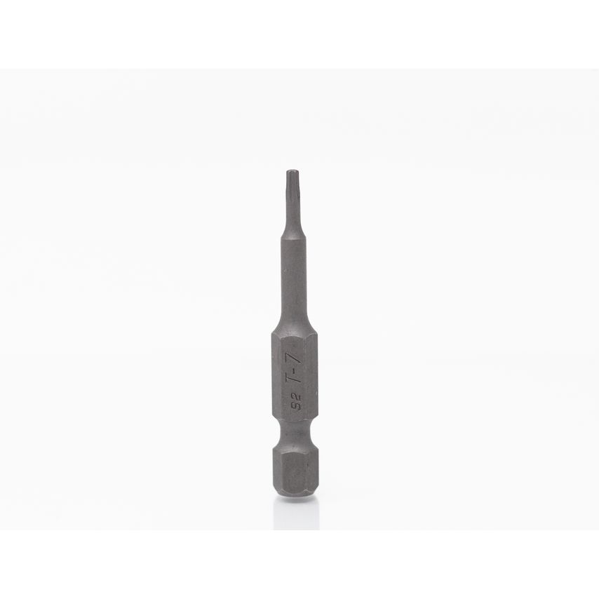 T7 Torx TX-Star 1/4" Hex Insert Bit S2 Steel 50mm Long