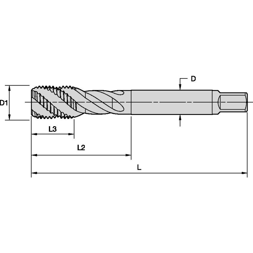 T857G03750-19R-D56 3/8-19 G ISO 228 4F RHSF C DIN