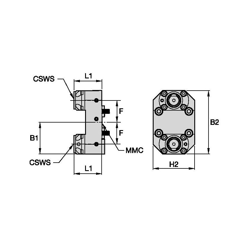 TACU030KM32SA61569459 Static Tool Axial MMC030 X KM3