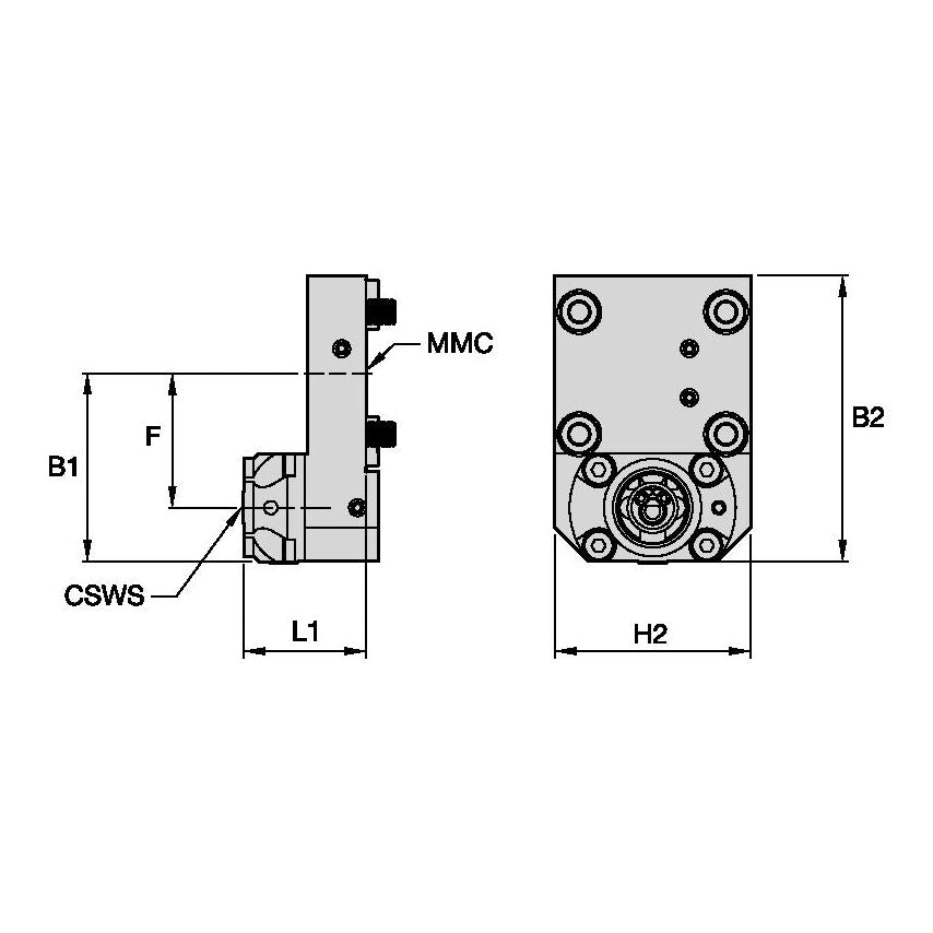 TACU031KM40SA61569465 Static Tool Axial MMC031 X KM4