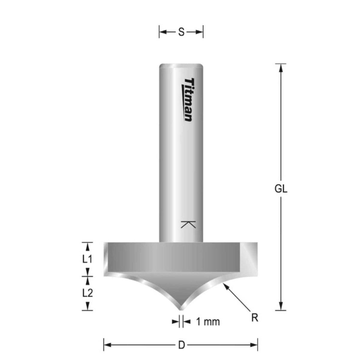 TCT Barley Twist Cutters - TTBTC6-1/2