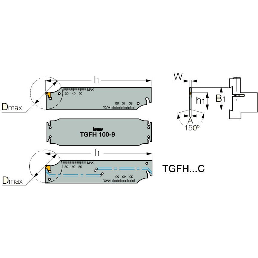 TGFH 32-2 - Tang-Grip - TGFH/R/L Blade