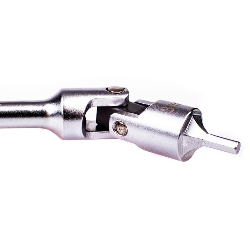 TH358 3mm Hex/Allen T Bar Extension Wrench Extra Reach Universal Joint Sliding