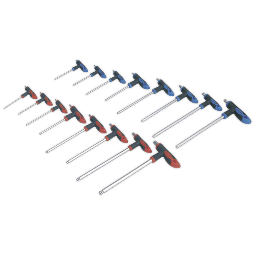 T-Handle TRX-Star* & Hex Key Set 16 Piece