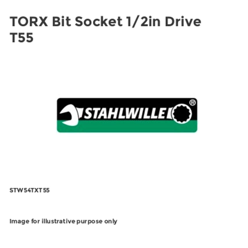 TORX Bit Socket 1/2in Drive T55
