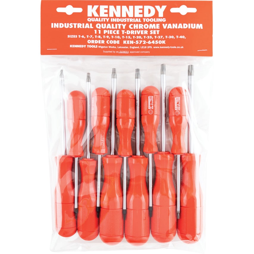 TORX Hi-Grip Screwdriver Set 11 Piece