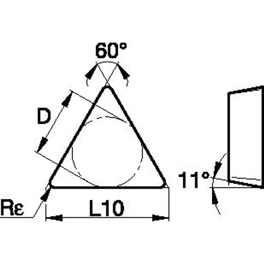TPGN220408F ANSI/ISO Turning Insert TP..