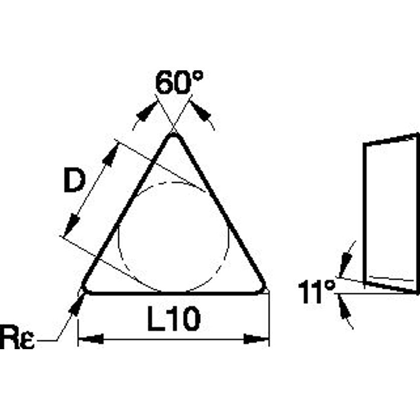 TPGN220408S01015MT ANSI/ISO Turning Insert TP..