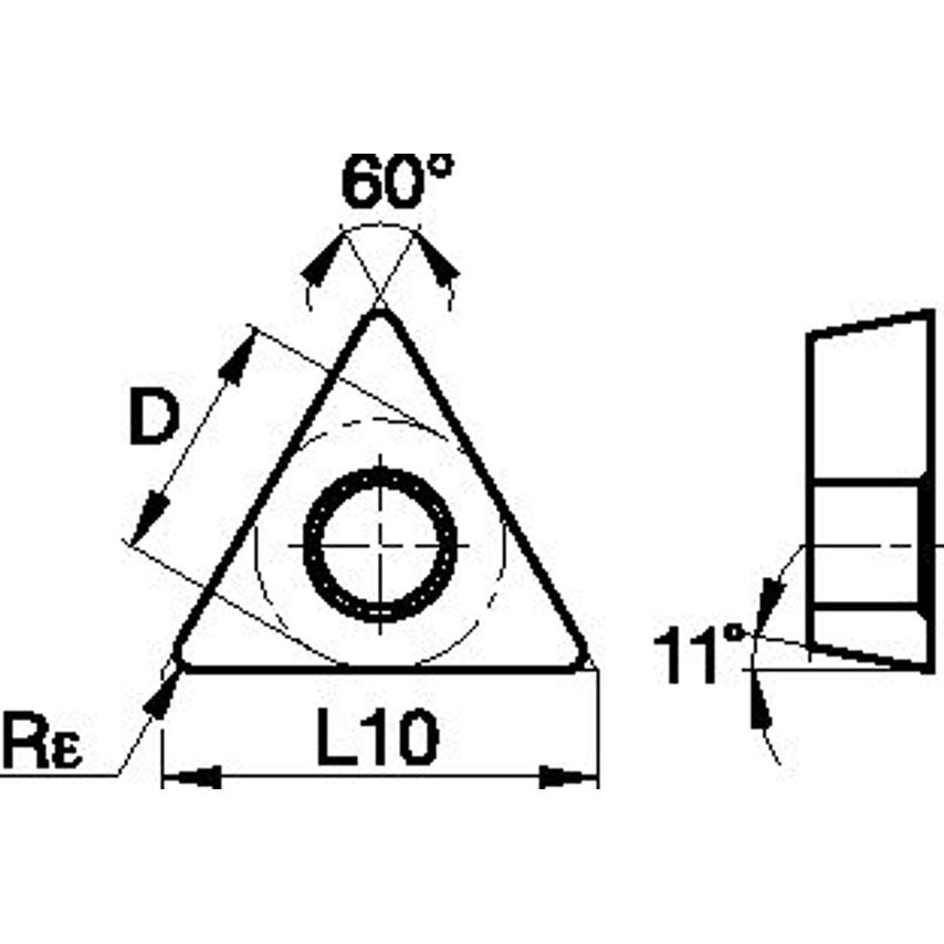 TPGW110208FST ANSI/ISO Turning Insert TP..