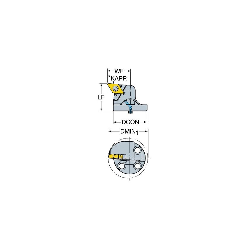 TR-SL-D13UCL-32HP CoroTurn TR Head