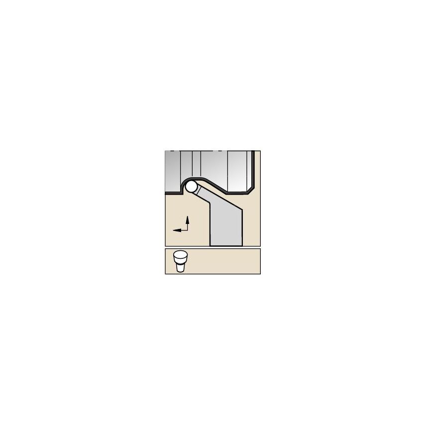 TRTOR202D Top Notch Holder W1.25 L6.00
