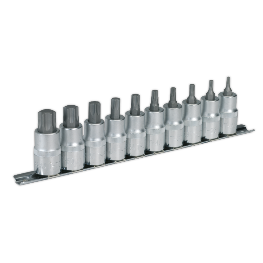 TRX-Star* Socket Bit Set10 Piece 1/2" Square Drive