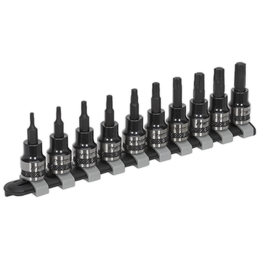 TRX-Star* Socket Bit Set10 Piece 3/8" Square Drive Black Series