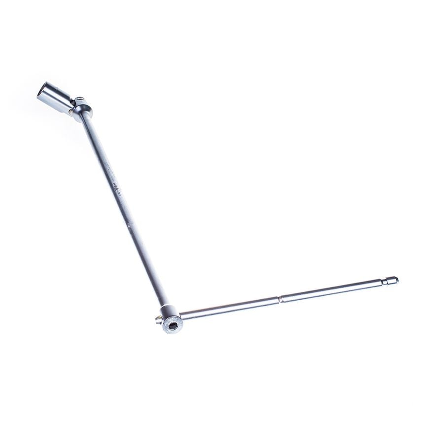 TS616 14mm Hex Extra Reach Socket Wrench Sliding T Bar Extension Universal Joint