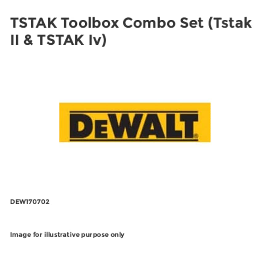 TSTAK Toolbox Combo Set (Tstak II & TSTAK Iv)