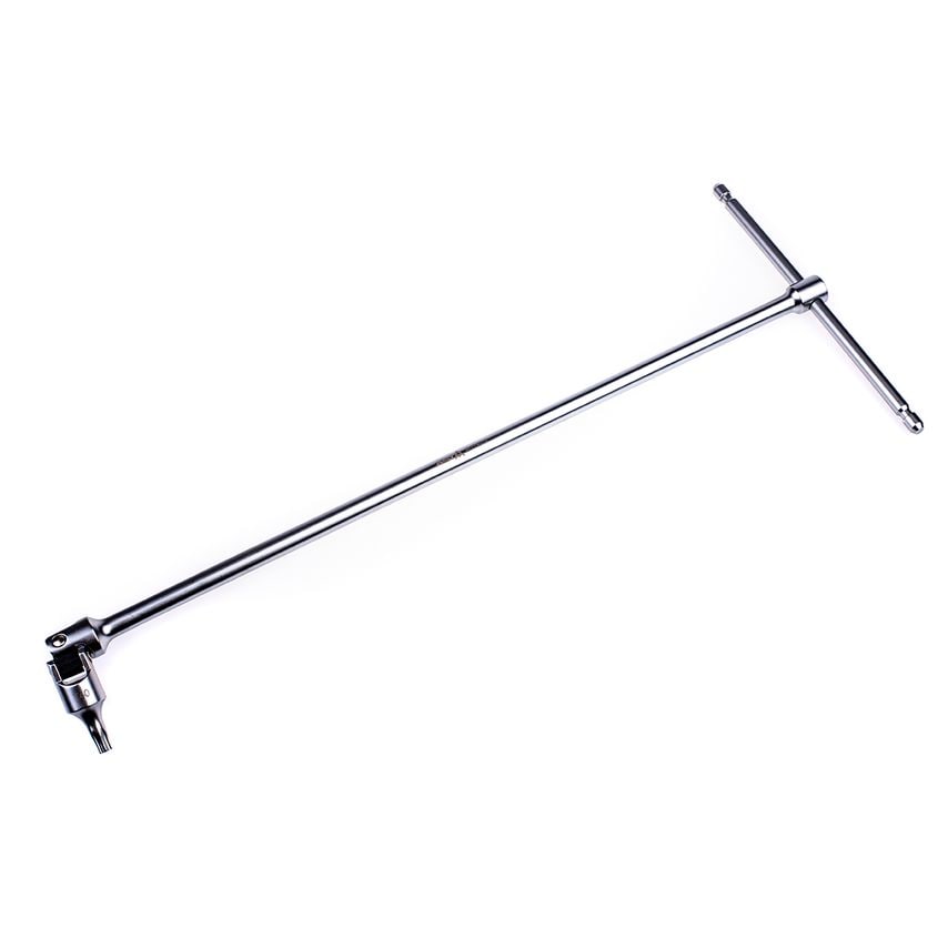 TT4070 T40 Torx/Star T Bar Extension Wrench Extra Reach Universal Joint Sliding