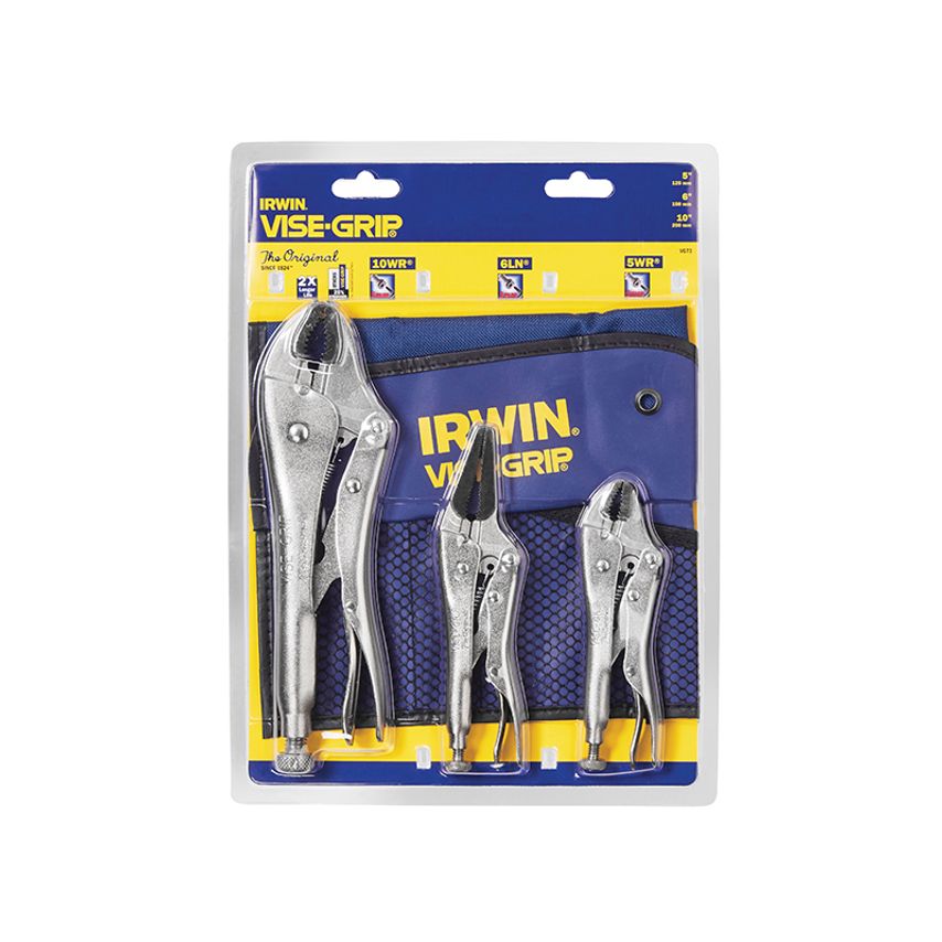 TVG73 Locking Pliers Set, 3 Piece VISTVG73