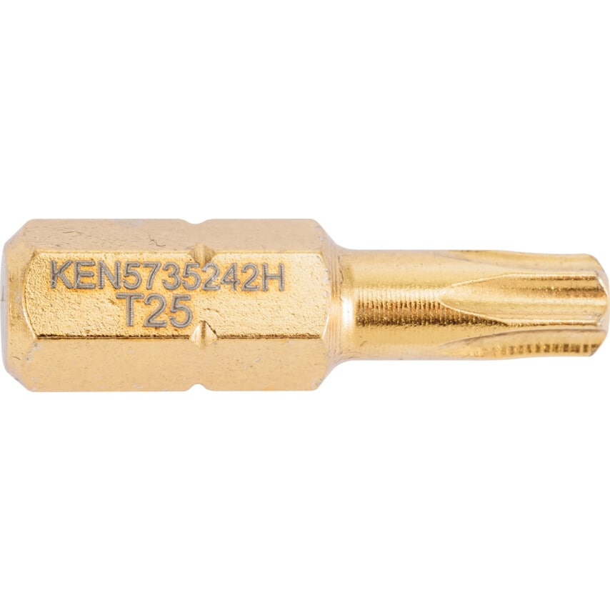 TX25 TORX TiN Coated Screwdriver Bit 1/4" Hex STD