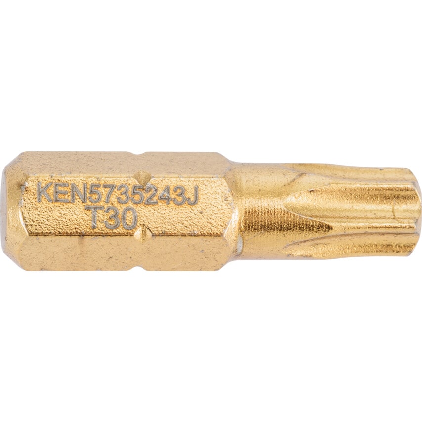 TX30 TORX TiN Coated Screwdriver Bit 1/4" Hex STD