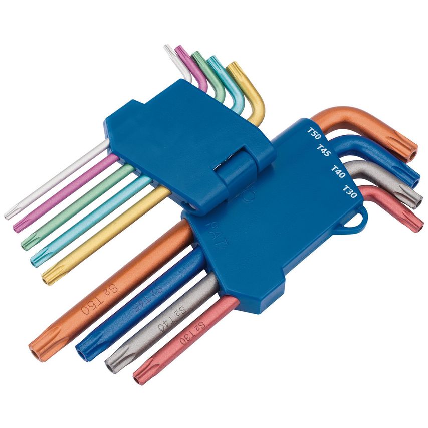 TX-Star Security Coloured Key Set (9 Piece)