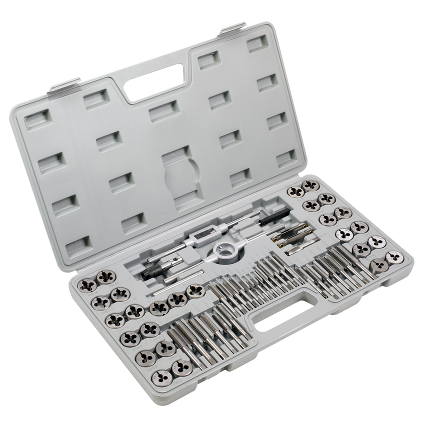 Tap & Die Set Metric & Imperial 60-Piece