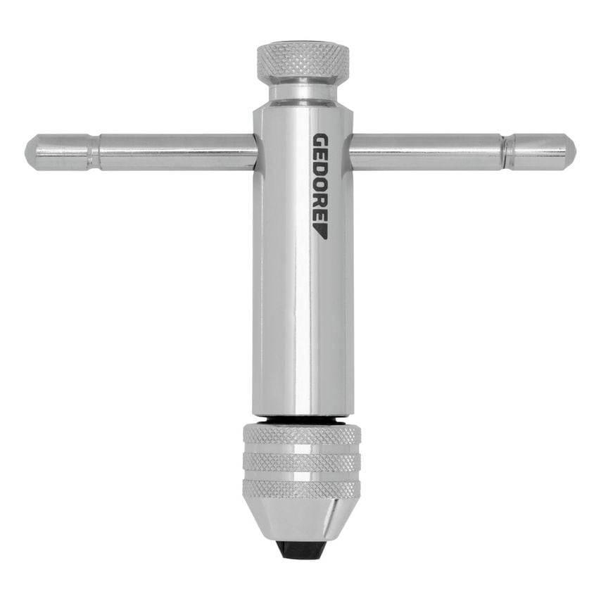 Tap wrench w.ratchet a.centring eye size 2 M5-M12