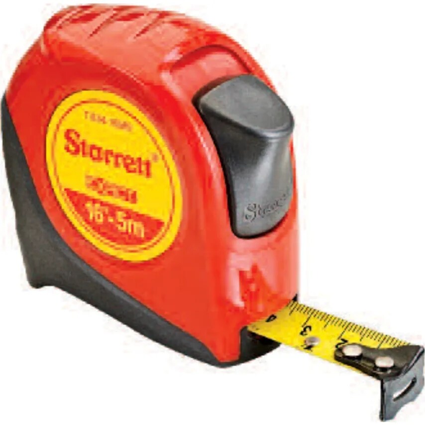 Tape Measure Blade Lock and belt Clip 19mm/3/4IN x 5M/16FT ABS MET