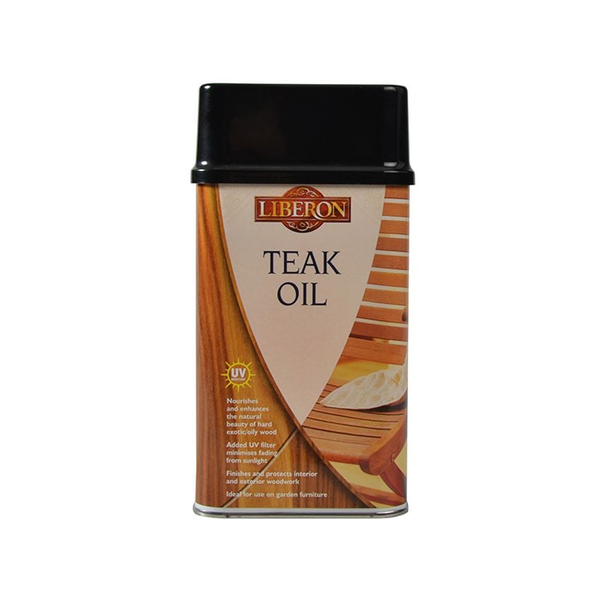 Teak Oil with UV Filters 500ml LIBTOUV500