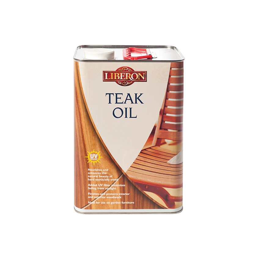 Teak Oil with UV Filters 5 litre LIBTOUV5L