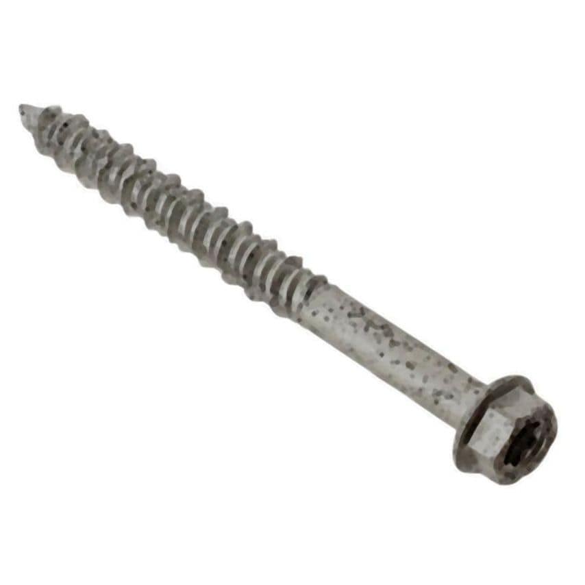 TechFast Masonry Screw TORX Compatible Hex 6.3 x 82mm (Box 100) FORTFMH6382