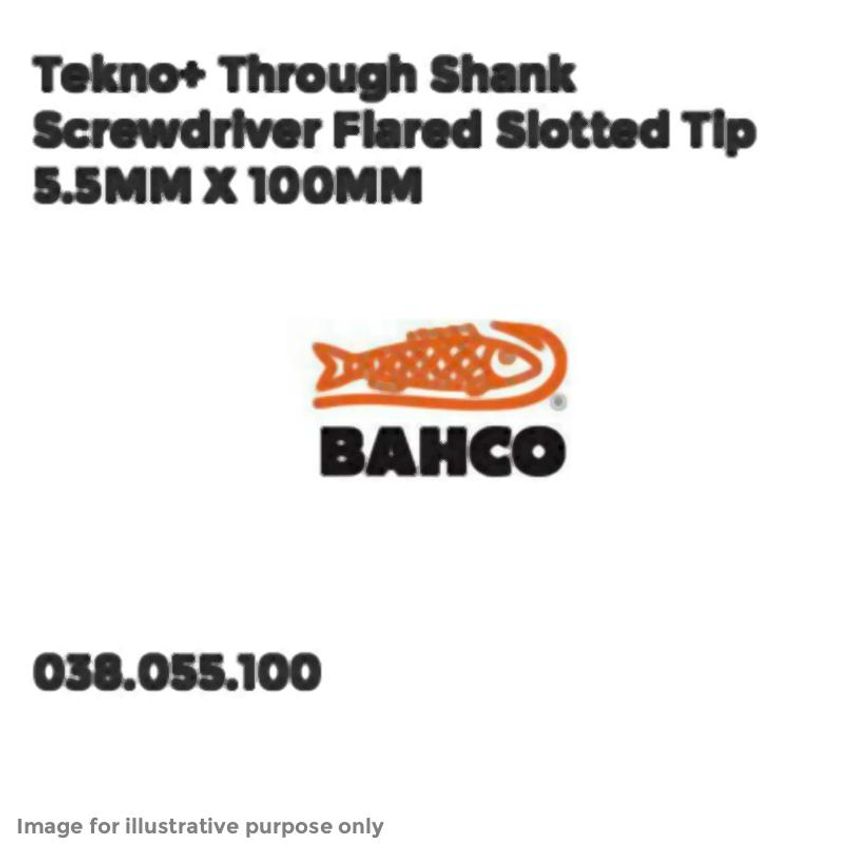 Tekno+ Through Shank Screwdriver Pozi Tip PZ3 x 150mm BAH040003
