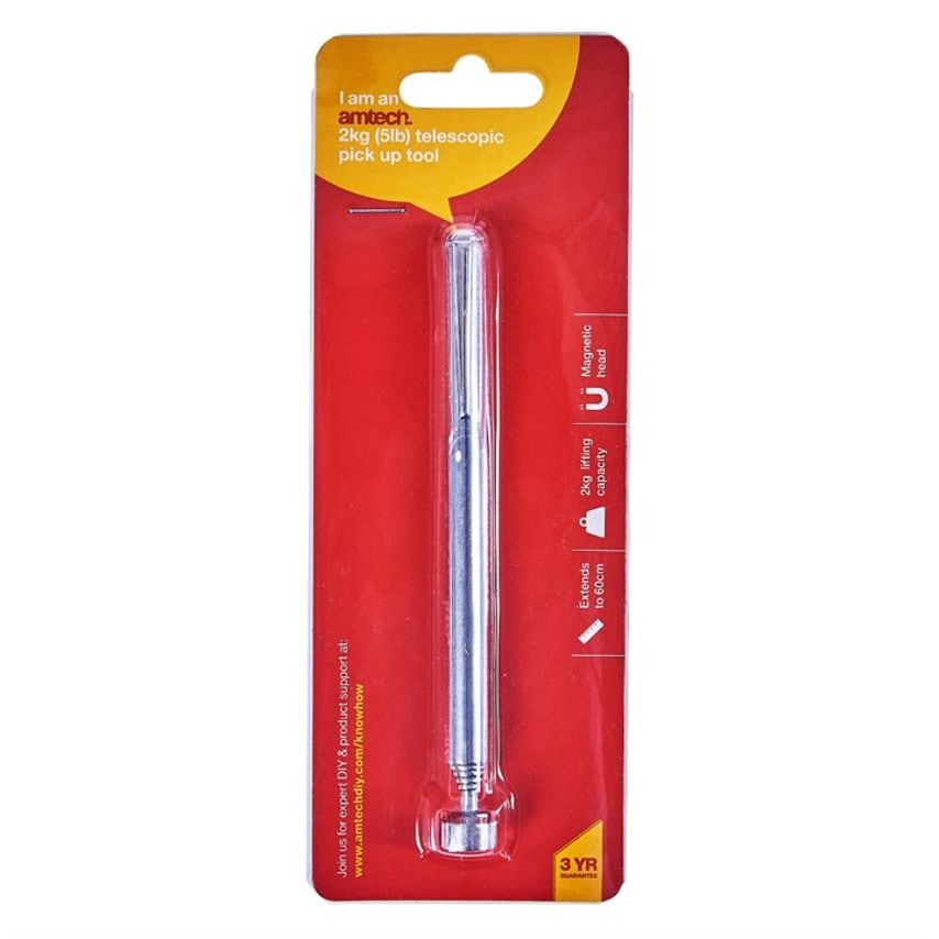 Telescopic Magnetic Pick Up Tool - 2kg (5lb) Lift Capacity