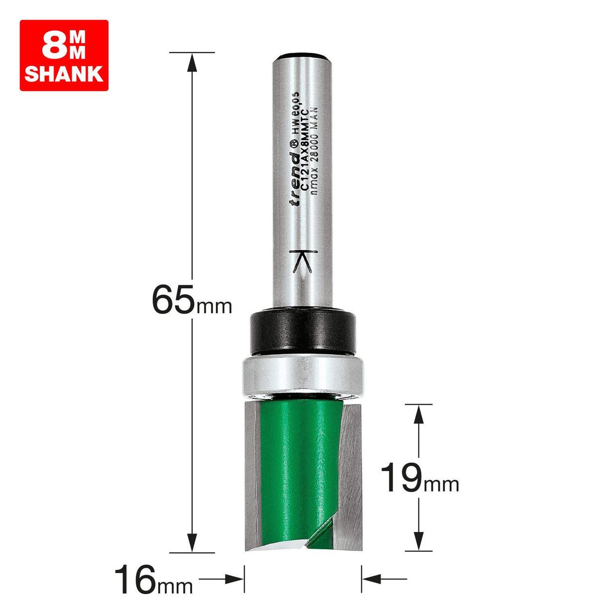Template Profile 16.0mm Diameter - C121AX8MMTC