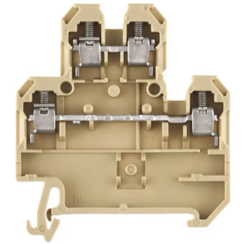 Terminal Modular 2-TIER DK 4Q/35 54 x 6 x 59.9mm Beige Screw