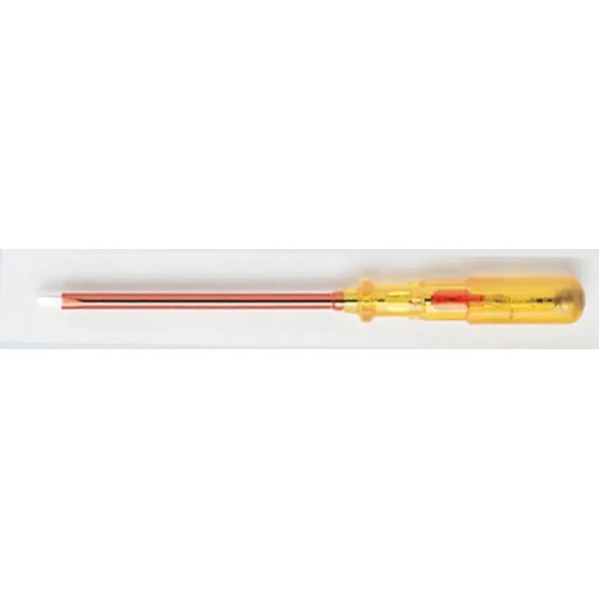 Tester Mains VDE Heavy Duty 120 x 4mm 100-250VAC Acetate