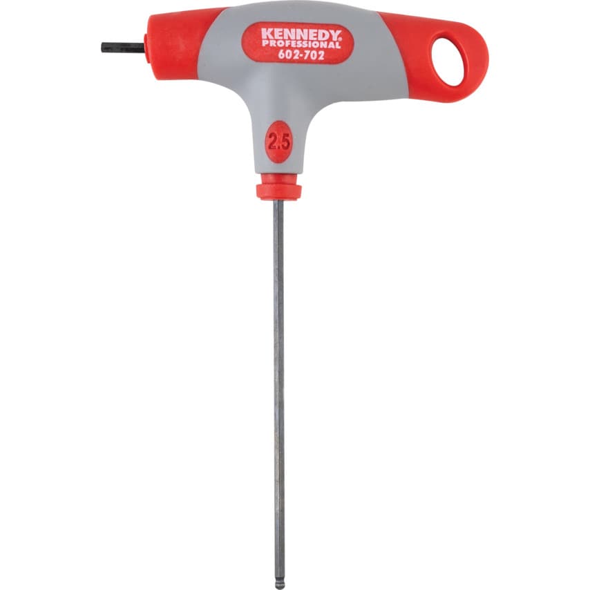 T-handled Hexagon Key Ball Driver 2.5mm x 140mm