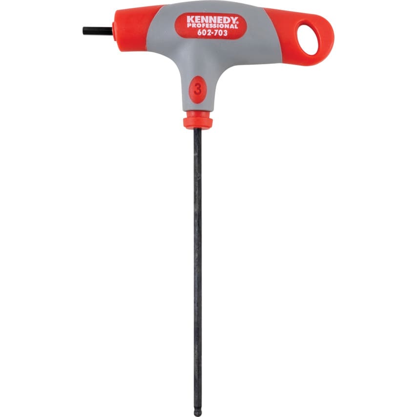 T-handled Hexagon Key Ball Driver 3mm x 150mm
