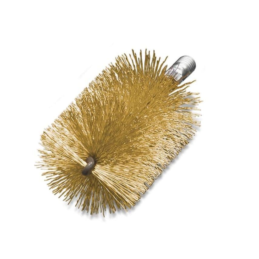 Threaded Tube Brush 30mm Brass Wire