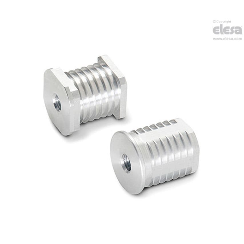 Threaded end-cap for tube-GN 992-D32-M8