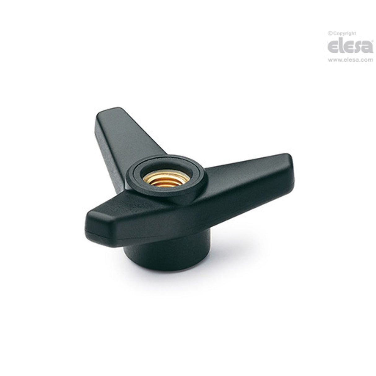 Three-arm knob-VB.639/80 FP-M12