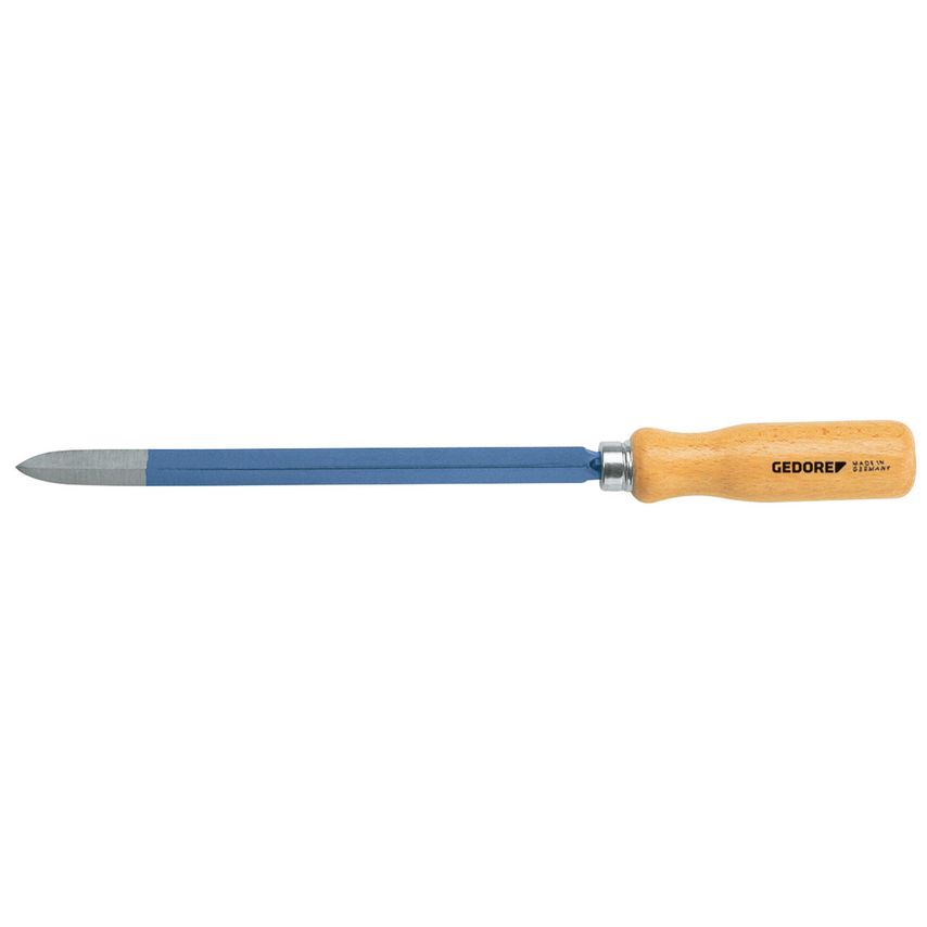 Three-edged flat ground scraper