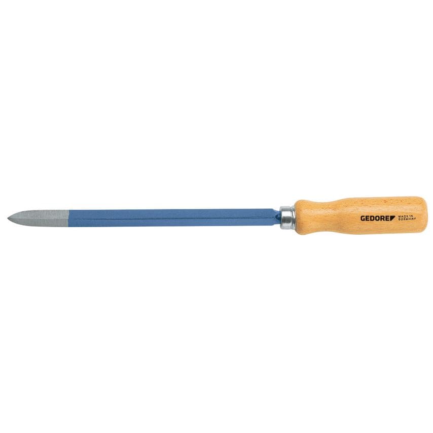 Three-edged flat ground scraper
