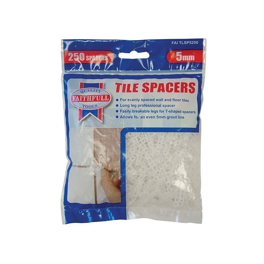 Tile Spacer Long Leg 5mm (Bag 250)