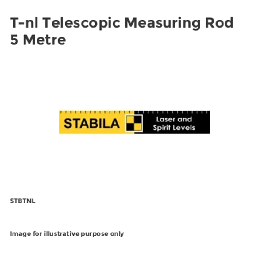 T-nl Telescopic Measuring Rod 5 Metre