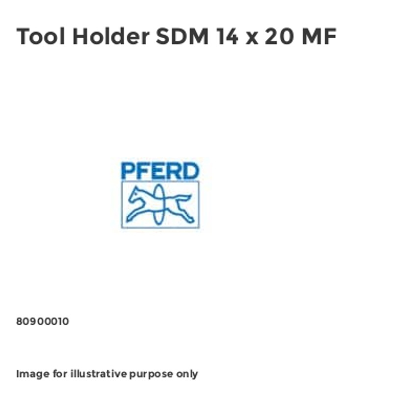 Tool Holder SDM 14 x 20 MF